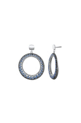 Crystalp Twilight Earrings - Blue